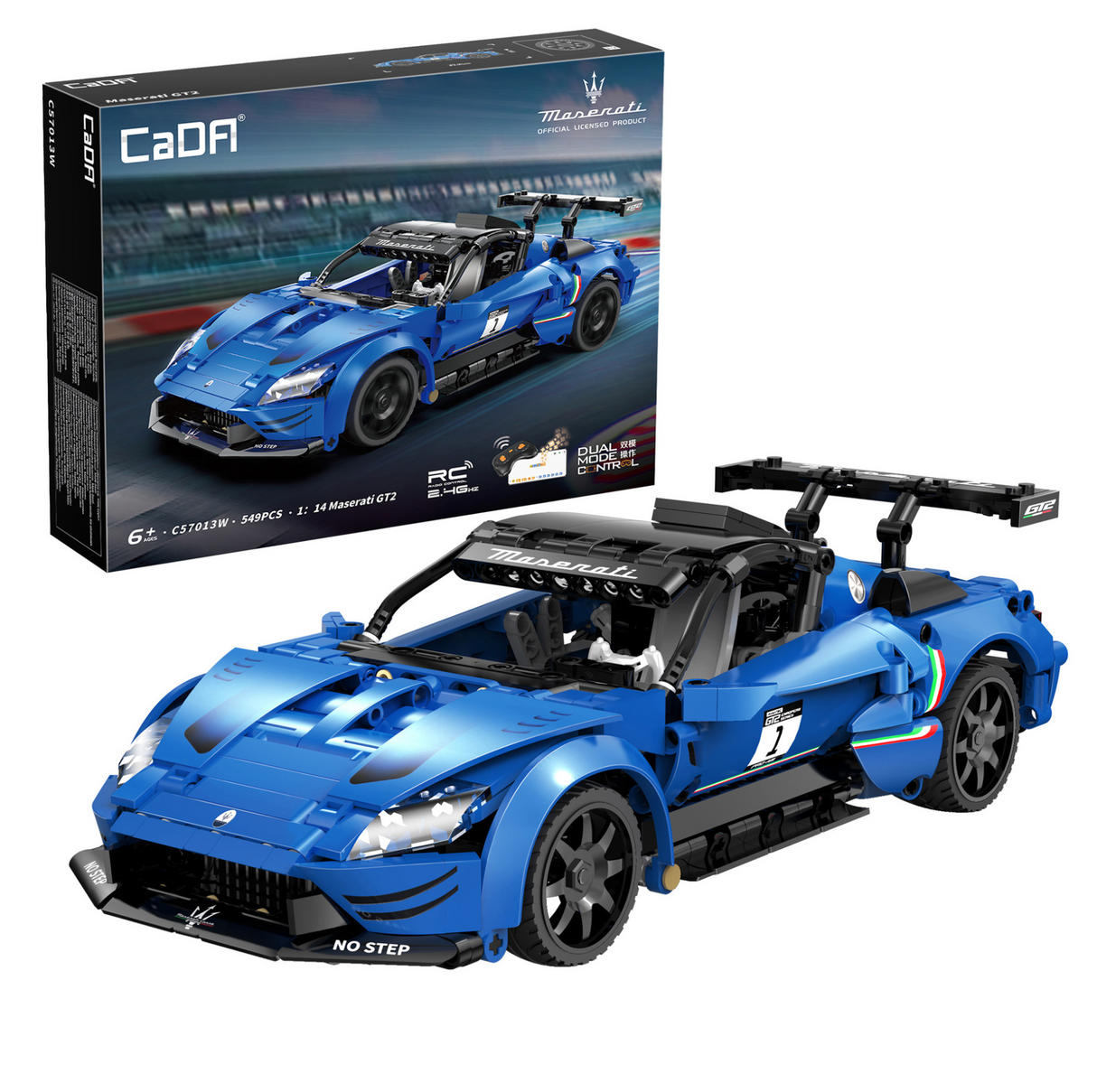 CaDA Maserati GT2 Race Car 1:14 549 Pieces Brick Model Kit C57013W