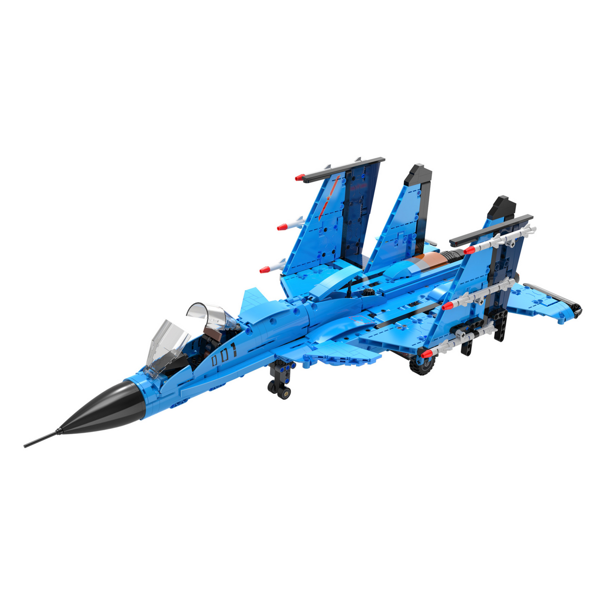 CaDA Casci Fighter Plane 1481 Pieces Brick Model Kit C56028W