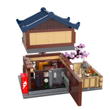CaDA Japanese Sento Bathhouse 1249 pcs Brick Model Kit C66012W