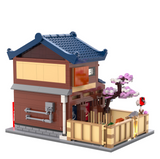 CaDA Japanese Sento Bathhouse 1249 pcs Brick Model Kit C66012W