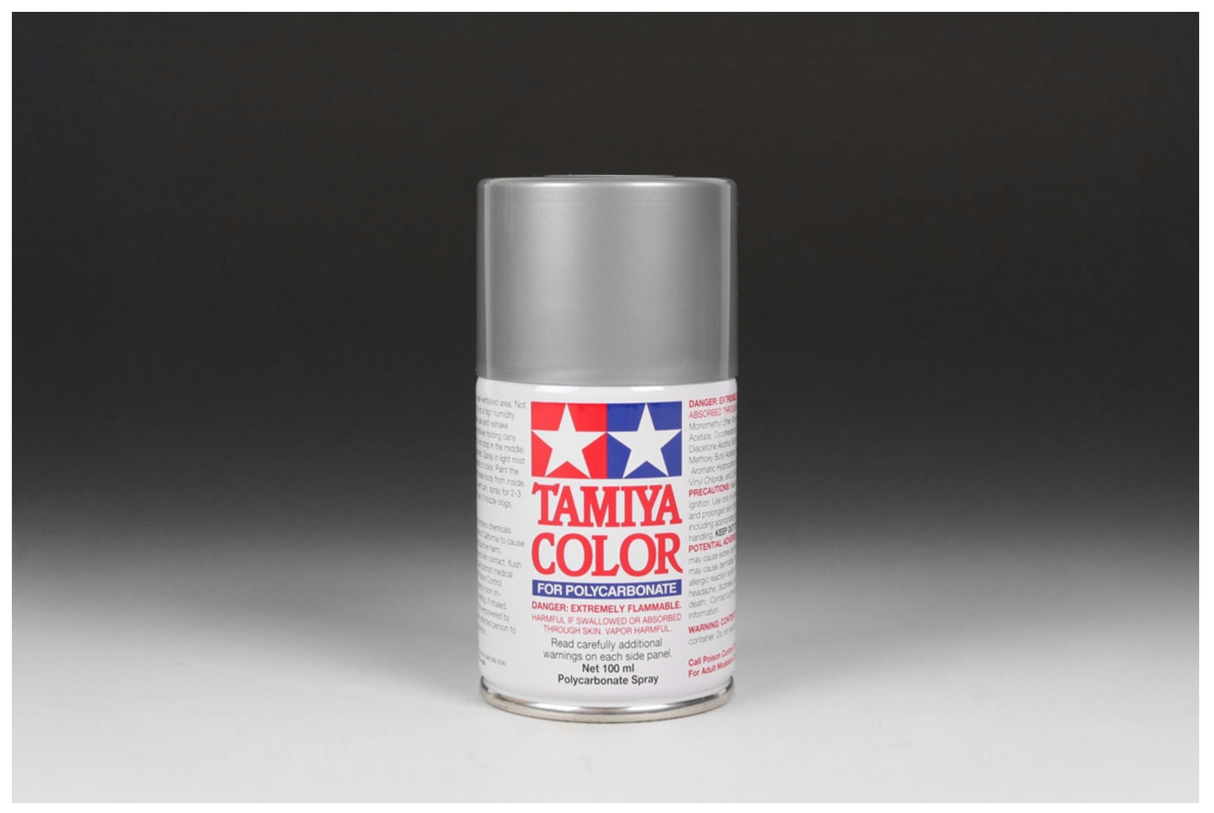Tamiya PS-12 Silver Paint 100ml Spray Can - Item #86012
