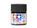 Tamiya Acrylic Mini X-18 Semi Gloss Black Paint 10ml - Item #81518