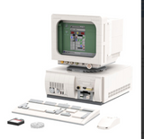 Pantasy Retro 90's Desktop PC - IBM PC330 - 1634 pcs Brick Model Kit 85005