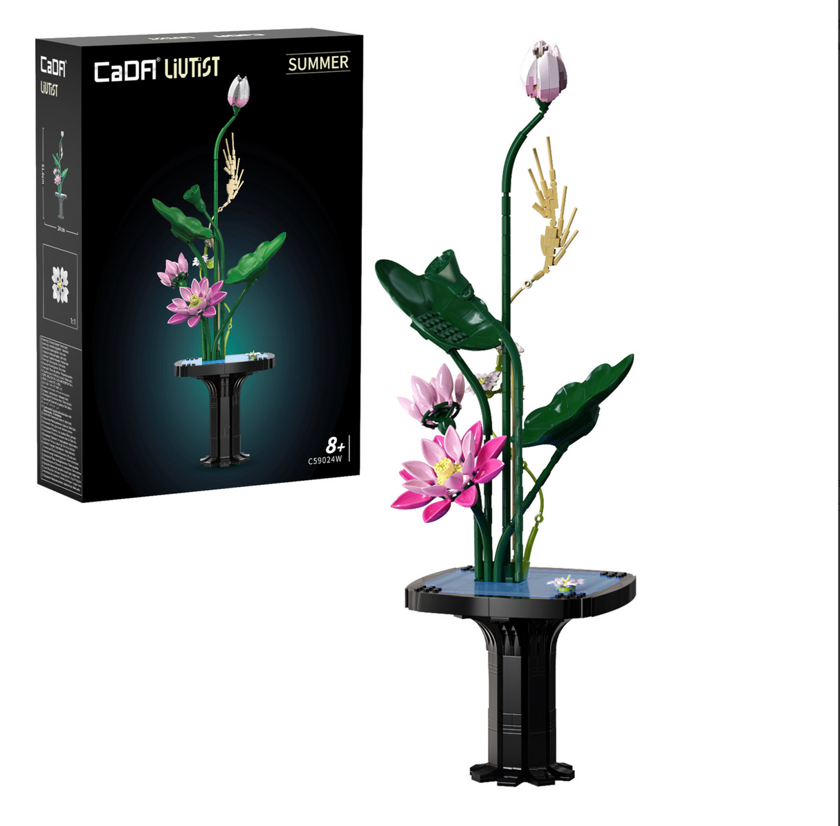 CaDA Oriental Floral Art: Summer 751 pcs Brick Model Kit C59024W