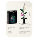 CaDA Oriental Floral Art: Summer 751 pcs Brick Model Kit C59024W