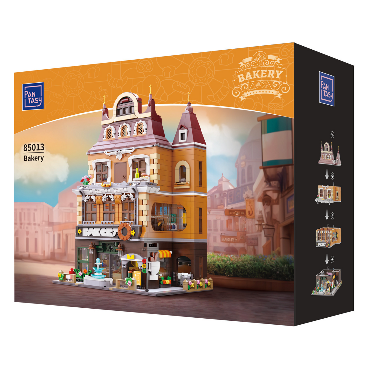 Pantasy Bakery (4-Storey Building) 2663 pcs Brick Model Kit 85013