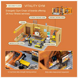 Pantasy Bakery (4-Storey Building) 2663 pcs Brick Model Kit 85013