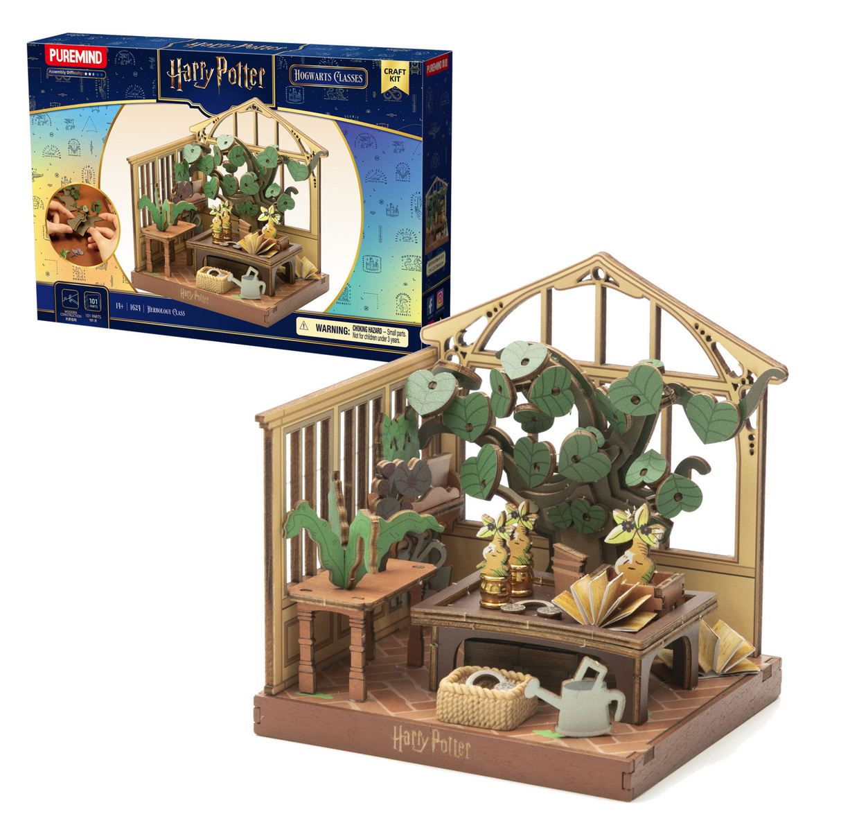 Puremind Harry Potter Hogwarts Herbology Class Wooden Kit 1624
