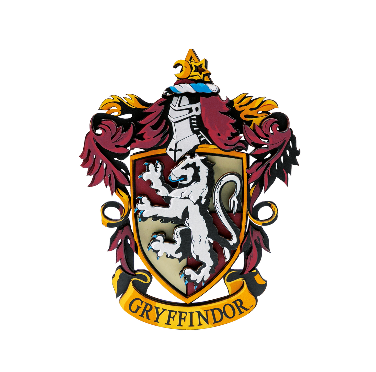 Puremind Harry Potter Magnetic Coat of Arms (6 Different Designs) Wooden Kit 1650