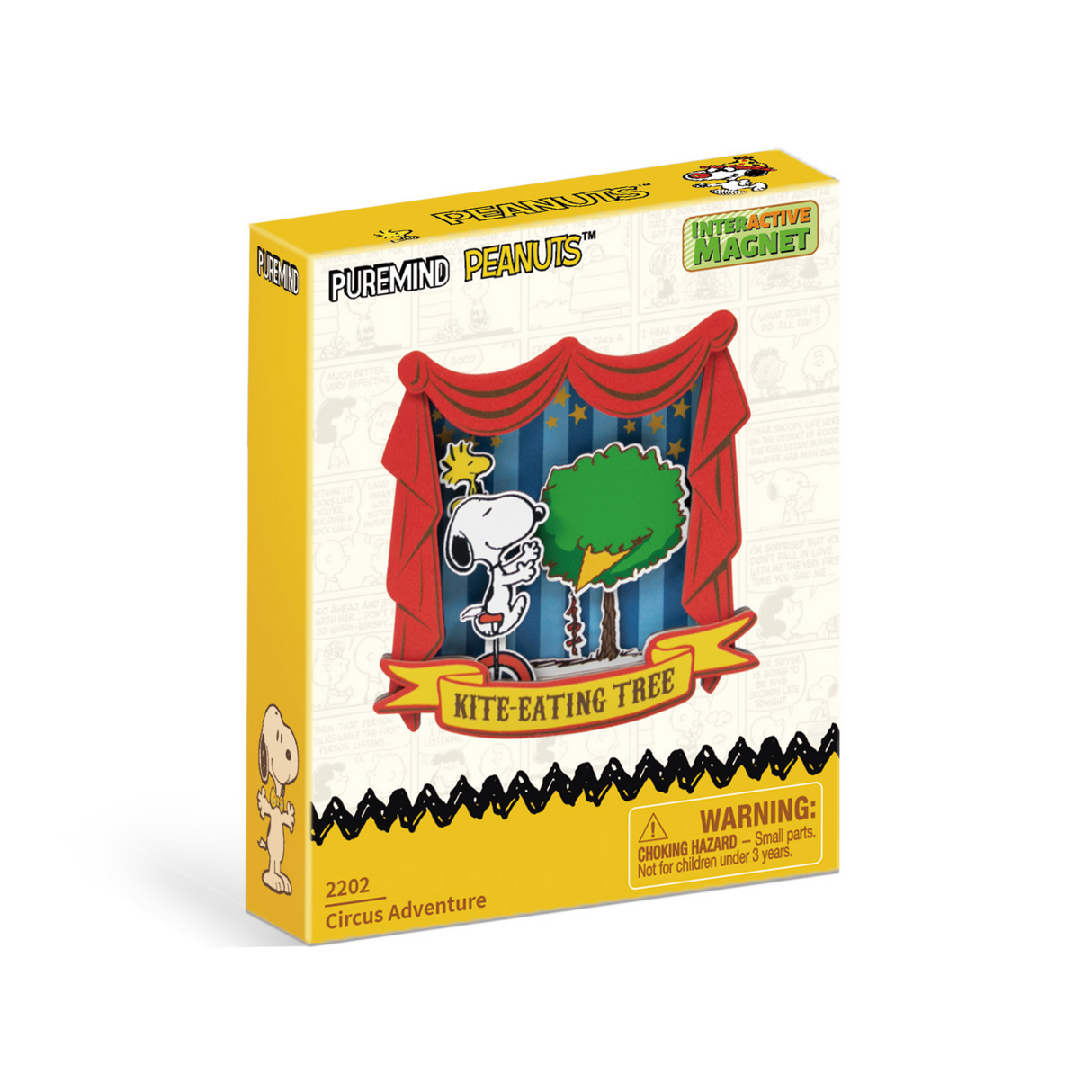 Puremind Peanuts™ Snoopy's Circus Adventure Wooden Magnet 2202