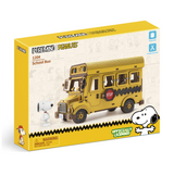 Puremind Peanuts™ Snoopy Yellow School Bus Wooden Kit 1204