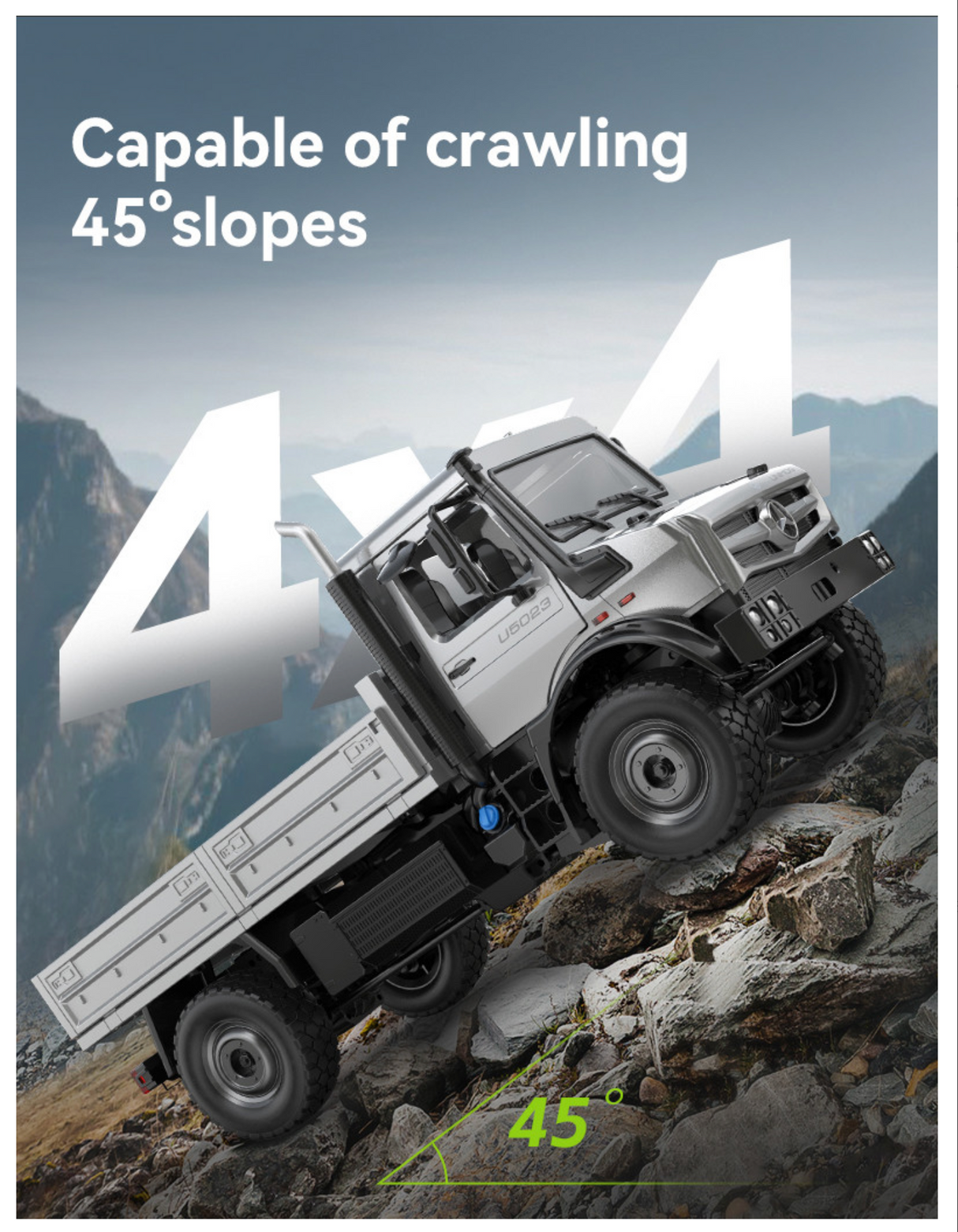 Double E RC Mercedes-Benz Unimog Crawler Pro 1:14 E821-003