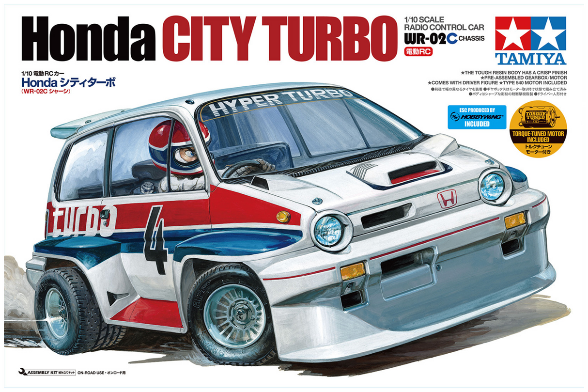 Tamiya RC Honda City Turbo (WR-02C) - Item #58611