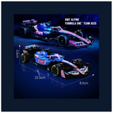 CaDA BWT Alpine F1 Team A525 1:24 300 Pieces Brick Model Kit C55024W