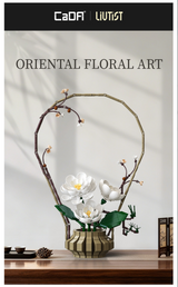 CaDA Oriental Floral Art: Winter 990 pcs Brick Model Kit C59026W