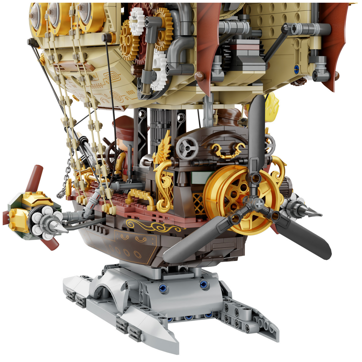 Pantasy Steampunk Airship 1949 pcs Brick Model Kit 85021