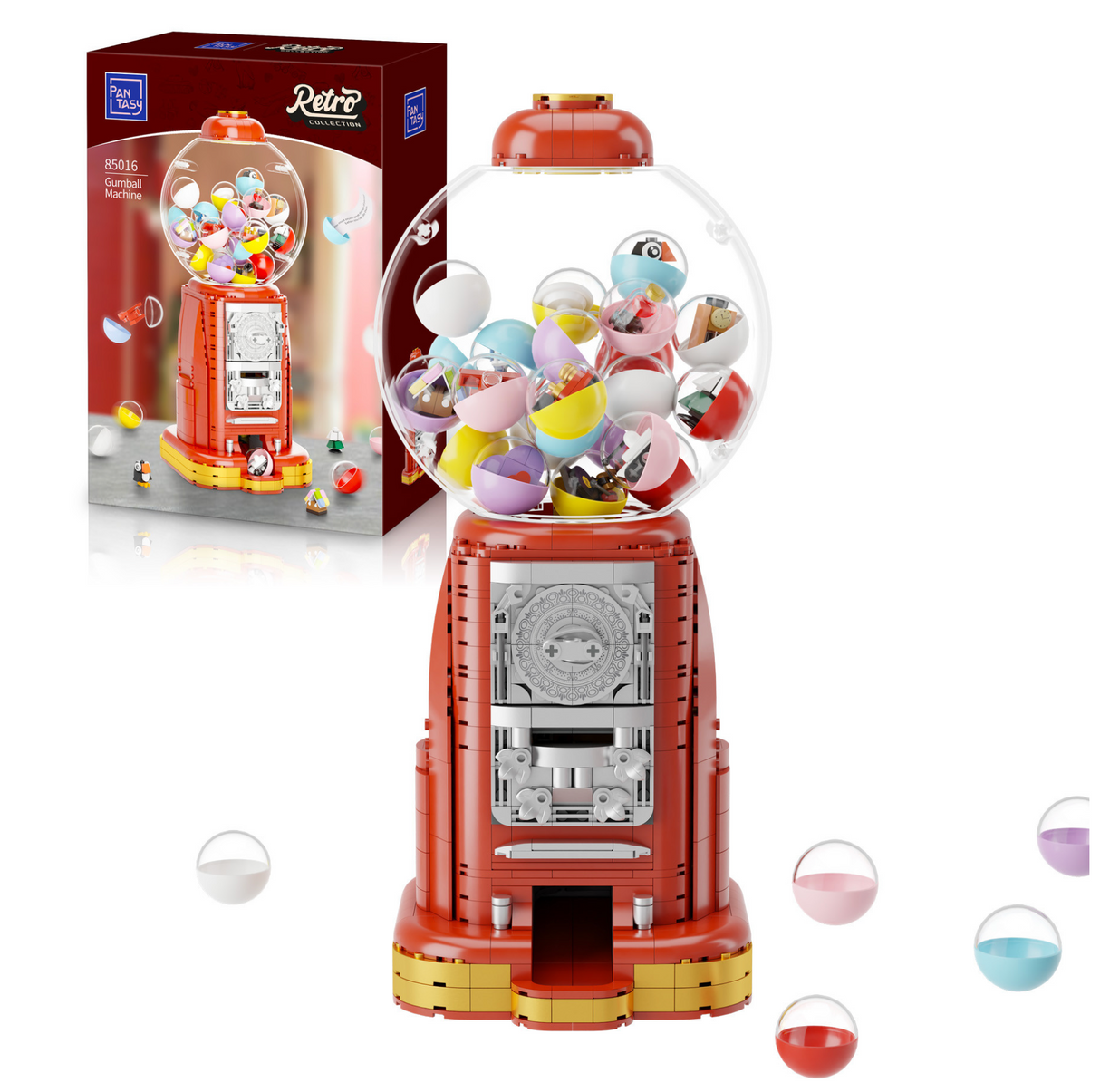 Pantasy Retro Gumball Machine 936 pcs Brick Model Kit 85016