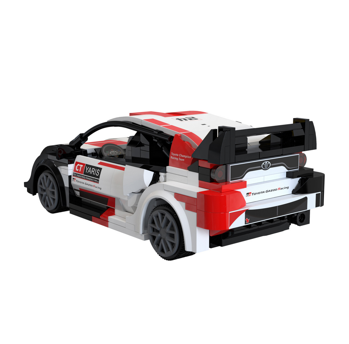 CaDA Toyota GR Yaris Rally 1 Car 1:20 330 Pieces Brick Model Kit - RC Control - C51096W