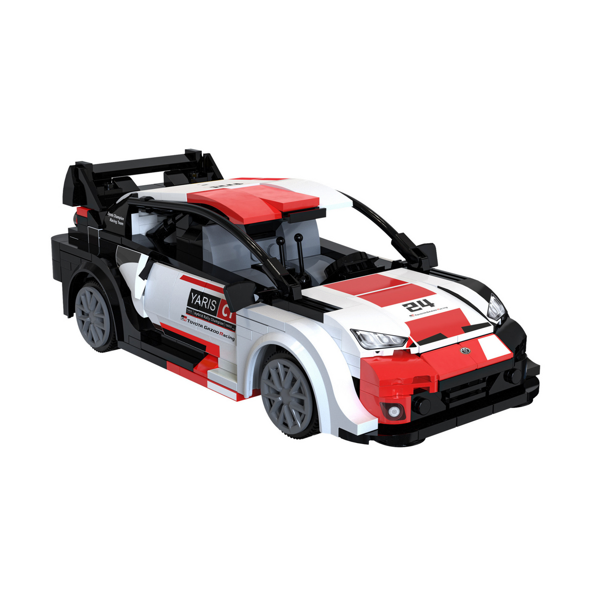 CaDA Toyota GR Yaris Rally 1 Car 1:20 330 Pieces Brick Model Kit - RC Control - C51096W