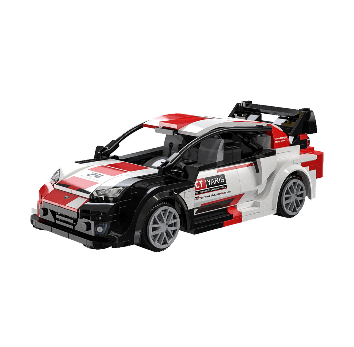 CaDA Toyota GR Yaris Rally 1 Car 1:20 330 Pieces Brick Model Kit - RC Control - C51096W