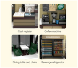 CaDA Shell Select Coffee Shop Café 351 Pieces Brick Model Kit C66033W