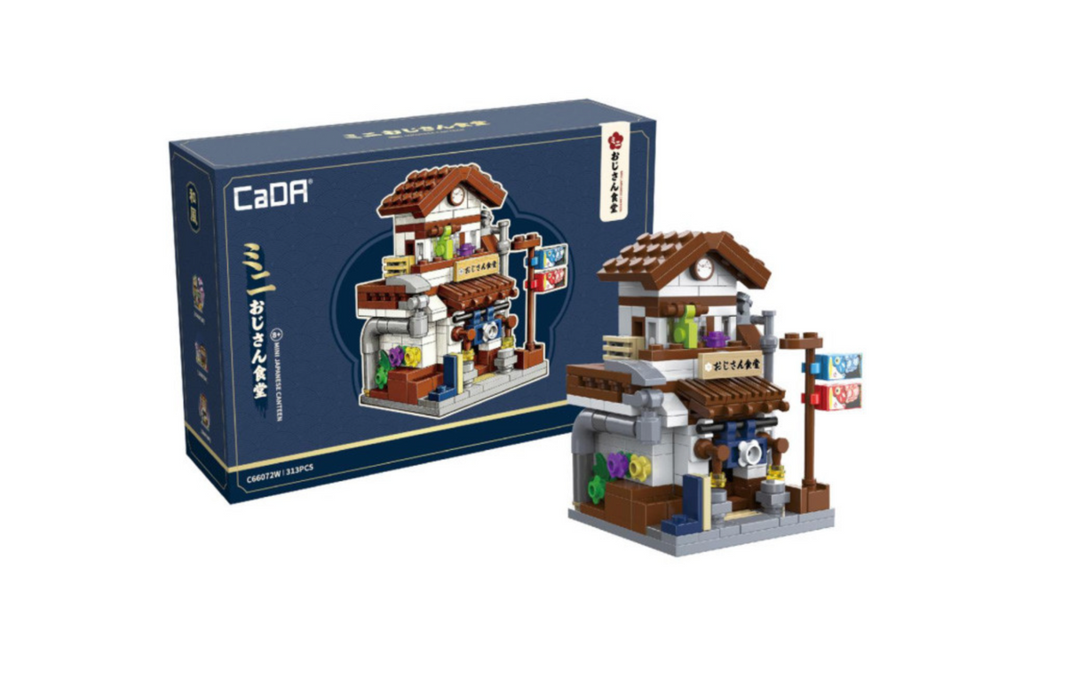 CaDA Mini Japanese Style Canteen 313 pcs Brick Model Kit C66072W