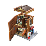 CaDA Japanese Bookshop Building 1292 pcs Brick Model Kit C66020W
