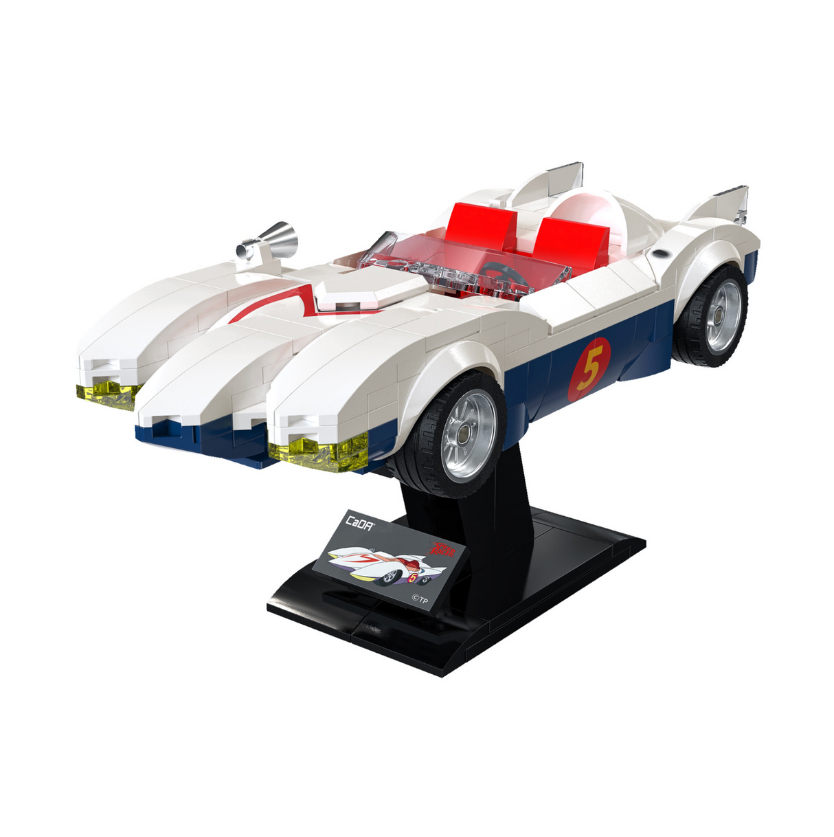 CaDA Speed Racer Mach 5 Car 1:24 294 Pieces Brick Model Kit C55087W