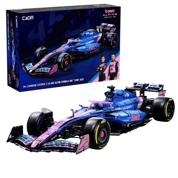 CaDA BWT Alpine F1 Team A525 1:8 2173 Pieces Brick Model Kit C64012W