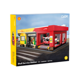 CaDA Shell Service Station with Car 1697 Pieces Brick Model Kit C66025W