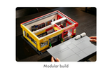 CaDA Shell Service Station with Car 1697 Pieces Brick Model Kit C66025W