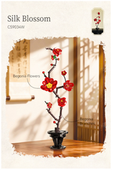 CaDA Artisan Oriental Floral Art: Silk Blossom 305 pcs Brick Model Kit C59034W