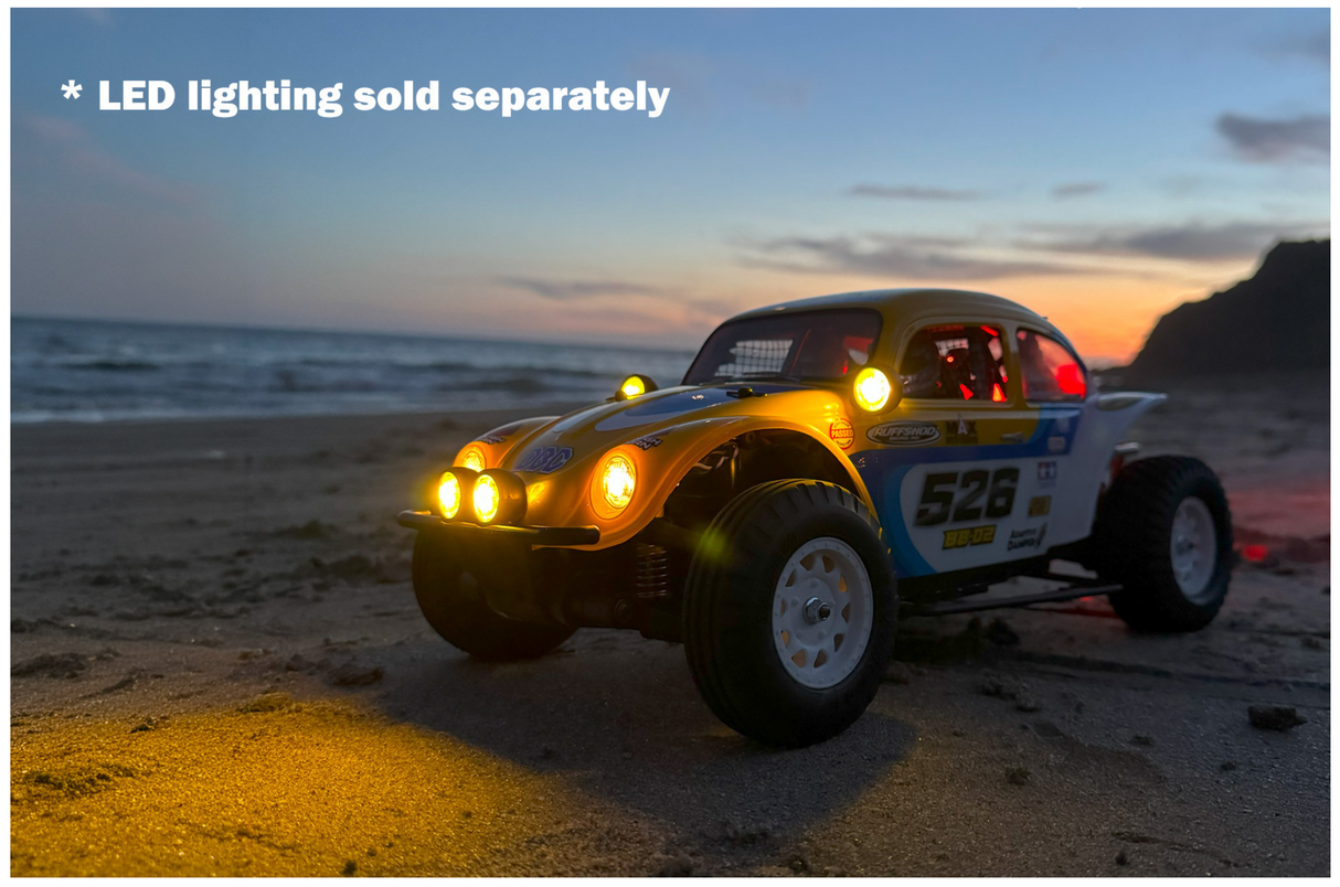 Tamiya RC Volkswagen Dune Beetle Cross BB-02 Item #58757 + ESC and Motor Bundle
