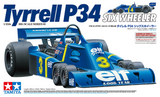 Tamiya Tyrrell P34 Six Wheeler with Photo-Etched Parts 1/12 Plastic Model Kit - Item #12036