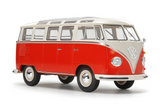 Tamiya Volkswagen Type 2 (T1) Red & White (Clic Loc) 1/24 Plastic Model Kit - Item #28101