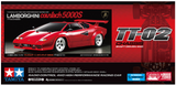 Tamiya RC Lamborghini Countach 5000S (TT-02) Limited Edition 1:10 Scale Assembly Kit - Item #47527