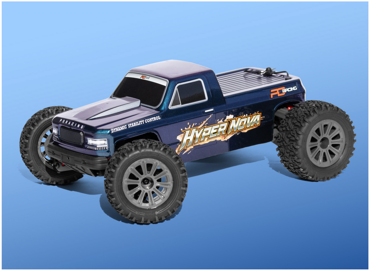 PD Racing Hyper Nova 2S RC RTR Brushless 4WD Truck 1/16 Scale - Item #PD303-P