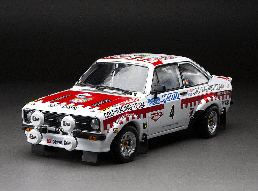 Sun Star Ford Escort MKII RS1800 – #4 T.Makinen/H.Liddon – 3rd 1975 1000 LAKES RALLY 1:18 - 4856 - New 2024