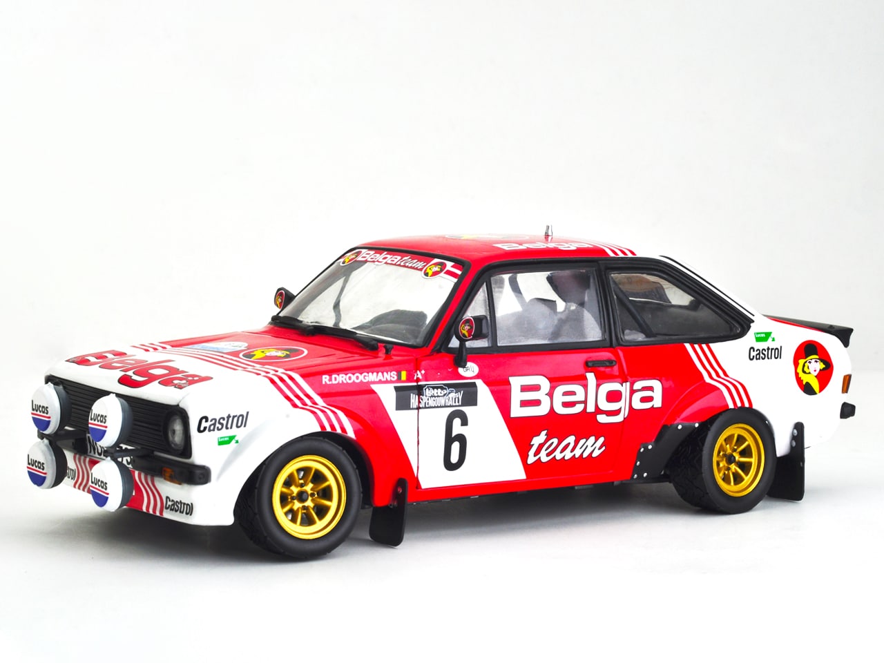 Sun Star Ford Escort RS1800 #6 1982 Haspengouw Rally R. Droogmans / R. Joosten Limited 480pc 1:18 - 4855