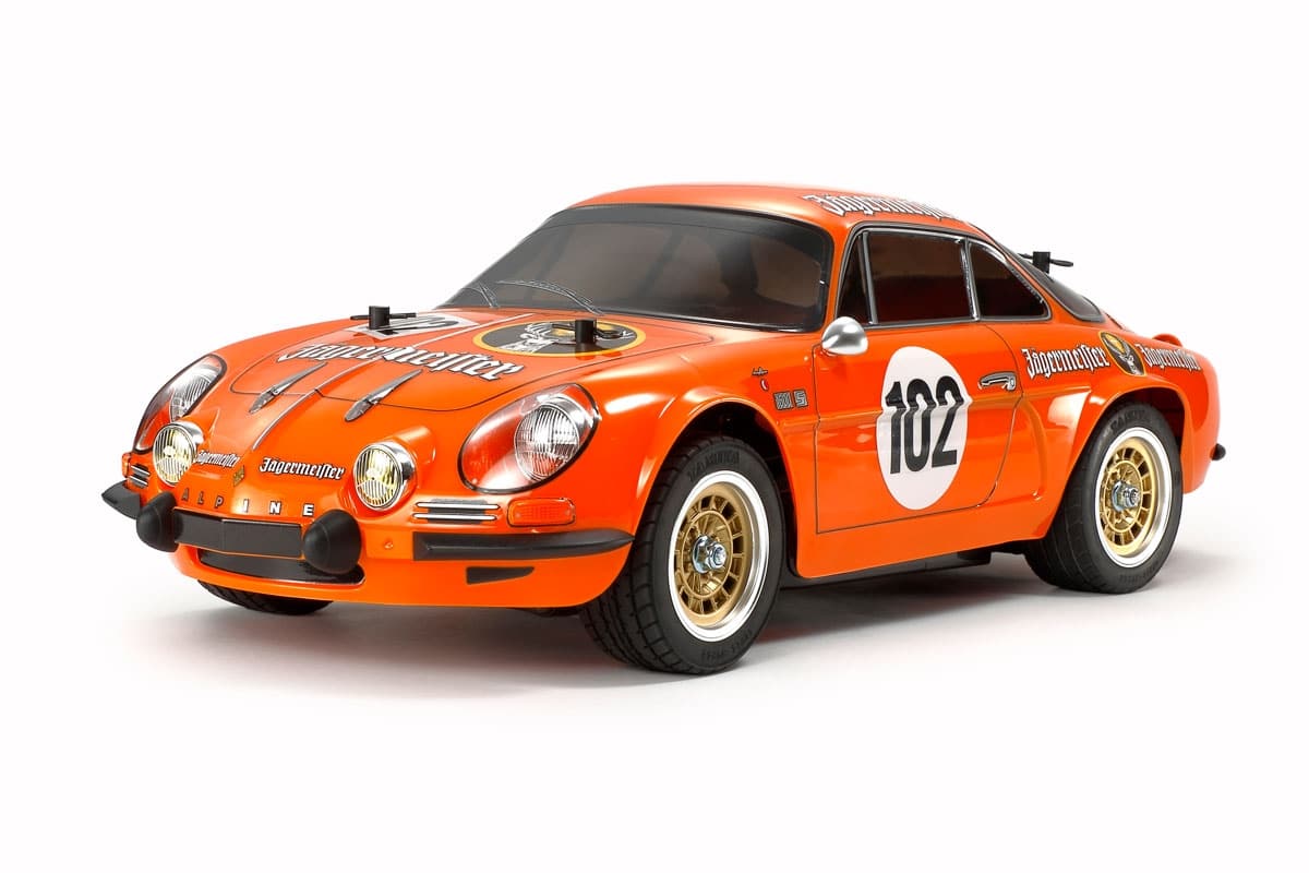 Built Image. Tamiya R/C Alpine A110 Jagermeister 1973
