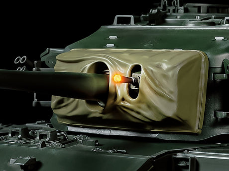 detail view of machine gun