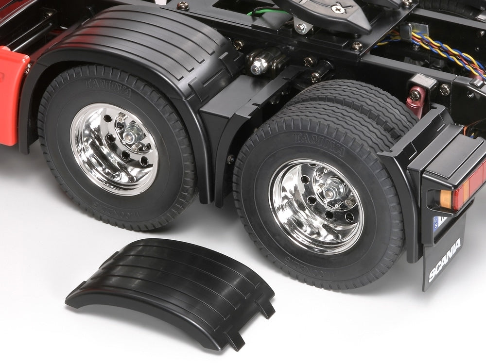 Rear wheels & mudguard removed shot