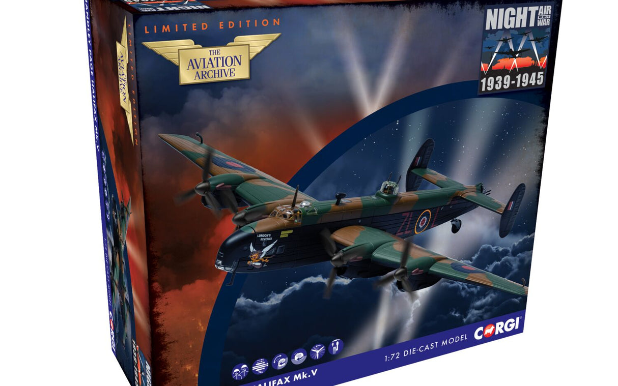 Corgi Handley Page Halifax MkV 'London's Revenge / L for Lana' - RCAF No.427 Sqn - RAF Leeming - AA37210