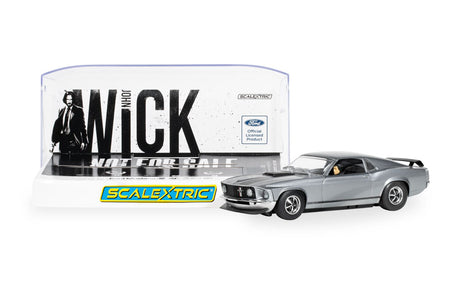 Scalextric John Wick Ford Mustang Boss 429 C4497 - Product Image with Box