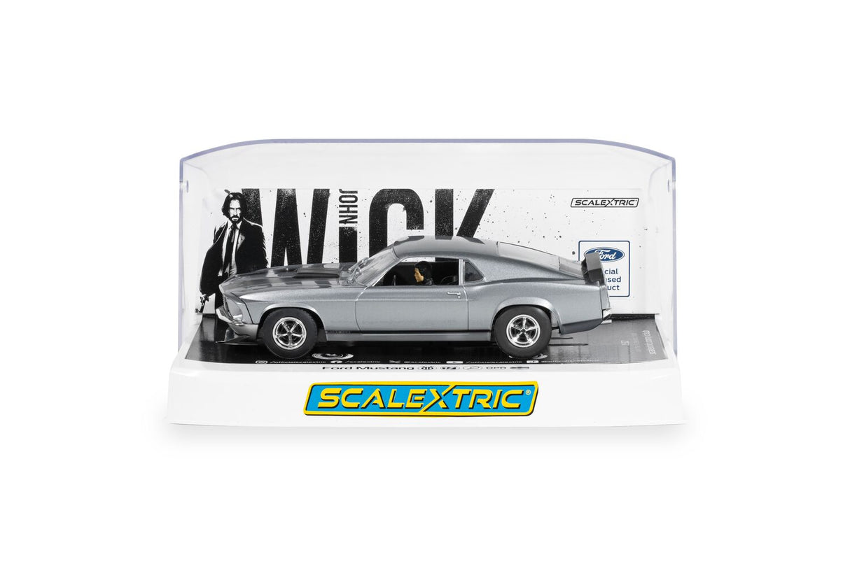 Scalextric John Wick Ford Mustang Boss 429 C4497 - Product Image in Box