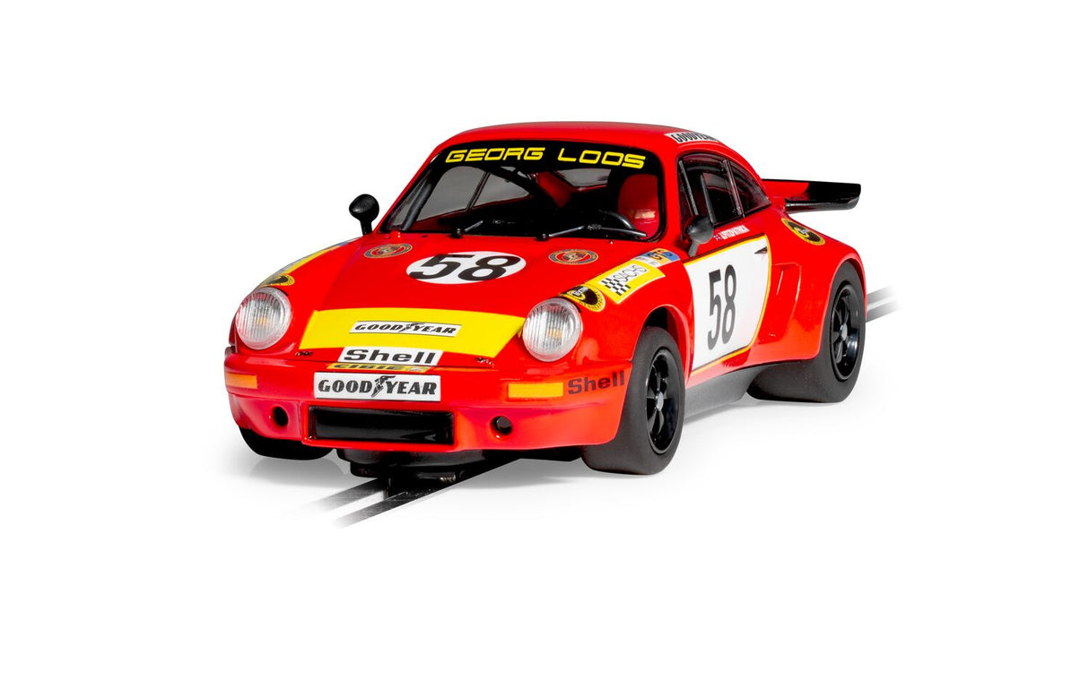 Scalextric Porsche 911 RSR 3.0 - Georg Loos Racing - GT Winner 1975 LeMans - C4594