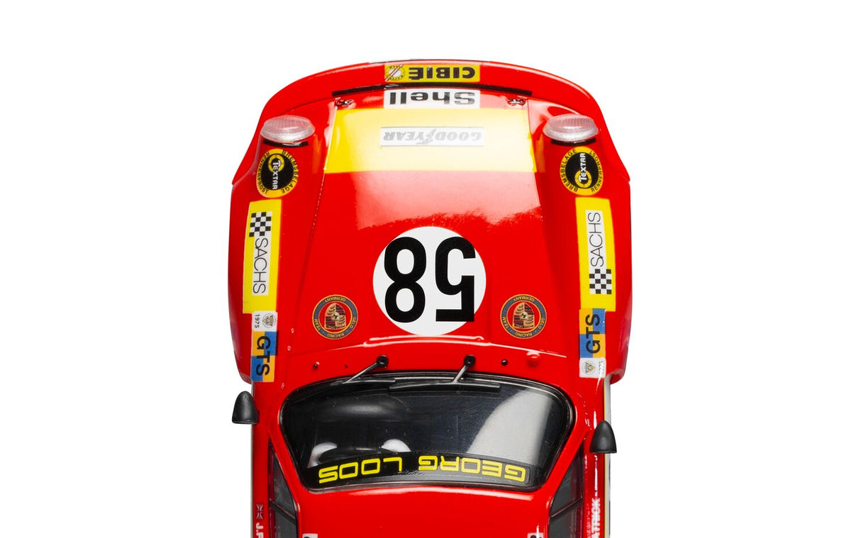Scalextric Porsche 911 RSR 3.0 - Georg Loos Racing - GT Winner 1975 LeMans - C4594