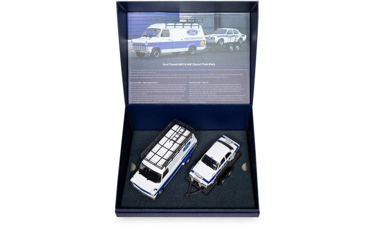 Scalextric Ford Motorsport Transit and Escort Mk 1 - Twin Car Pack C4649A