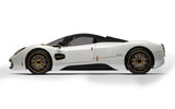 Pocher Pagani Utopia Coupé Bianco Perla, Display Case & Instruction Manual - 1:8 Scale Assembly Kit - BUNDLEP09