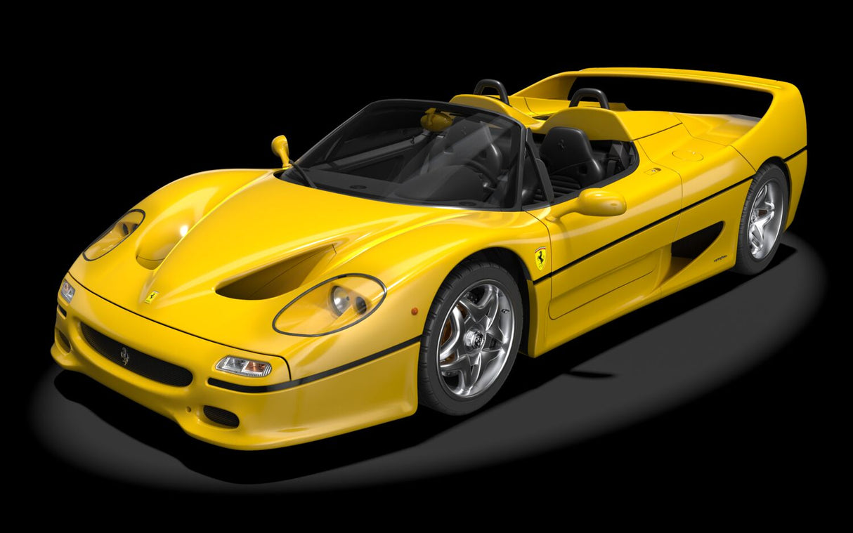 Pocher Ferrari F50 - Giallo Modena - 1:8 Scale Assembly Kit - HK63